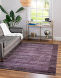 Rugs.com Angelica Collection Rug – 9' x 12' Violet Medium Rug Perfect for Living Rooms, Large Dining Rooms, Open Floorplans
