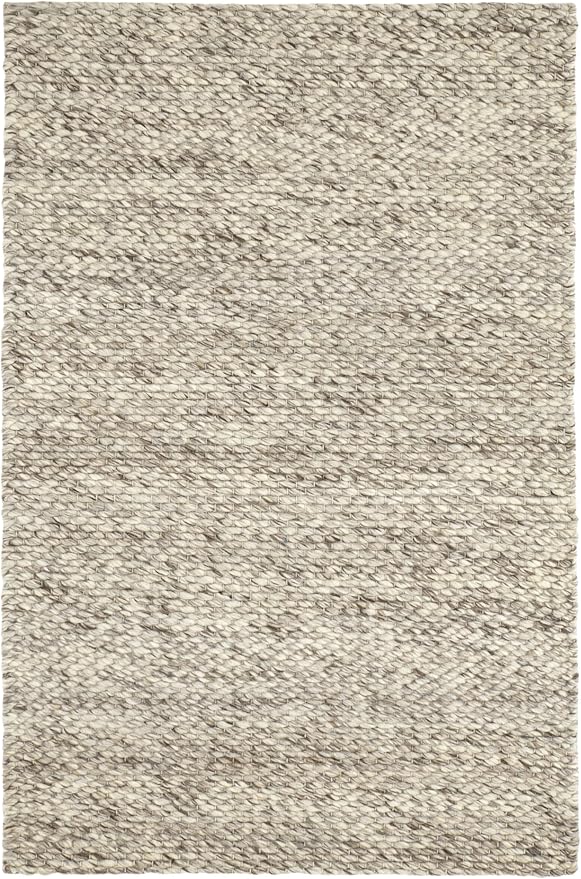 Dash & Albert Loggia Natural Handwoven Wool Rug, Runner-2.5 X 8 Feet, Natural Solid Pattern - Premium Luxury Hotel Quality Soft Breathable Hypoallergenic Machine Washable Easy Care All Season