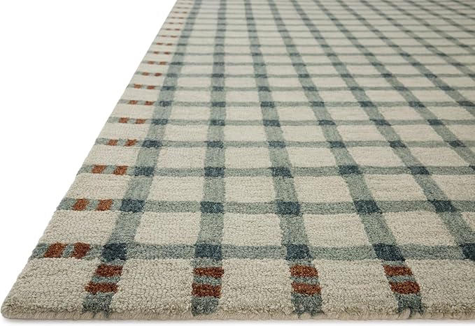 Loloi Magnolia Home by Joanna Gaines Waylon Collection WAY-02 Spa/Brick 2'-6" x 9'-9" Runner Rug