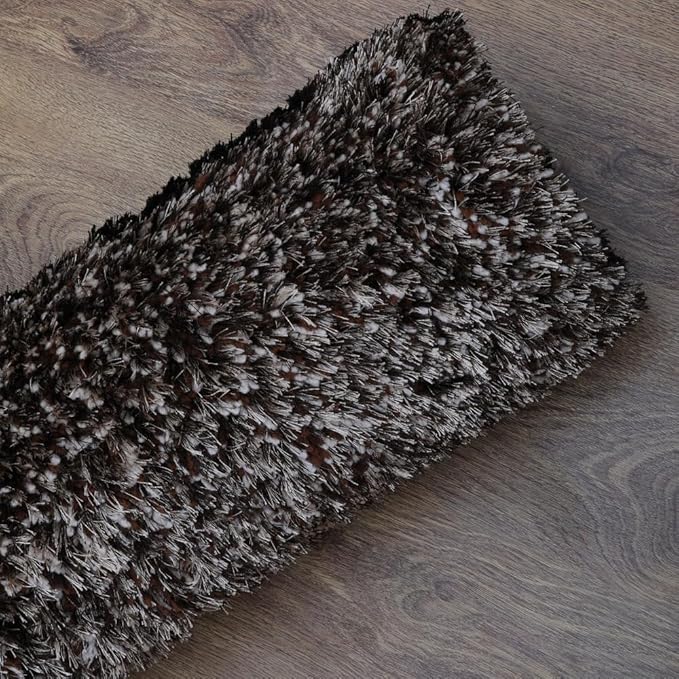 Rugsotic Carpets Hand Woven Flat Weave Kilim Wool 4'x6' Area Rug Solid Silver D00111