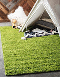 Unique Loom Solid Shag Collection Area Rug (5' 1" x 8' Rectangle, Grass Green)