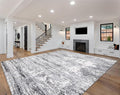 Keen Home Design Area Rugs - 9x12 Non-Shedding, Abstract Rugs for Kitchen, Living Room, Bedroom, Dining Room, Entryway - Size: 9'2" x 11'11", Abstract Cream/Grey