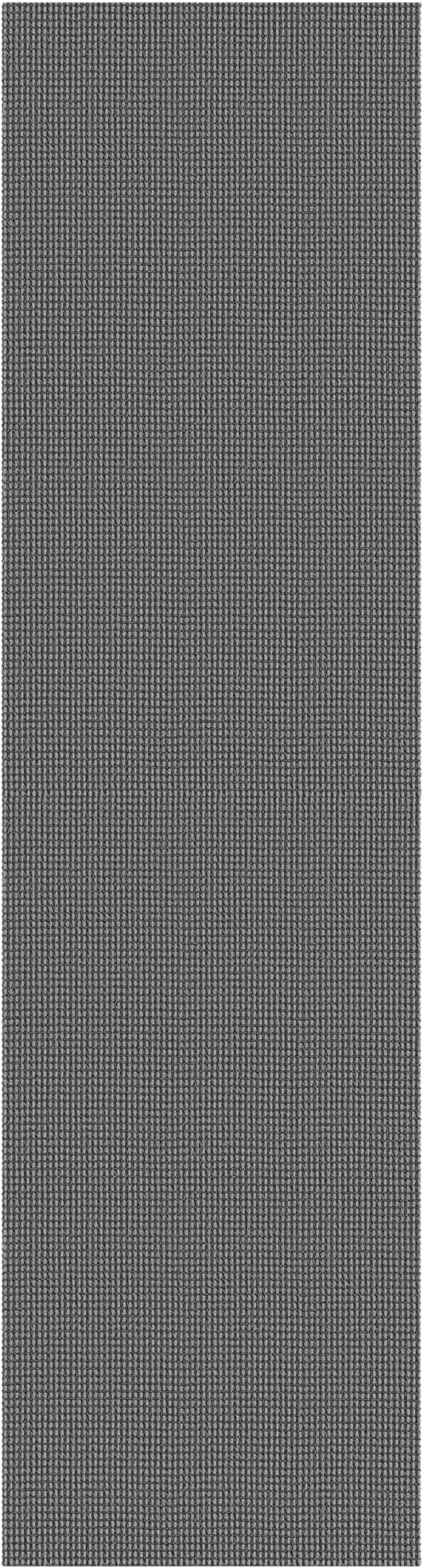 Braided Runner Rug 3x18 Ft Washable Runners for Hallways Non Slip Rubber Backed Kitchen Runners Cotton Long Entryway Runner Indoor, Woven Carpet for Hall Stair Entryway, Dark Grey/Grey