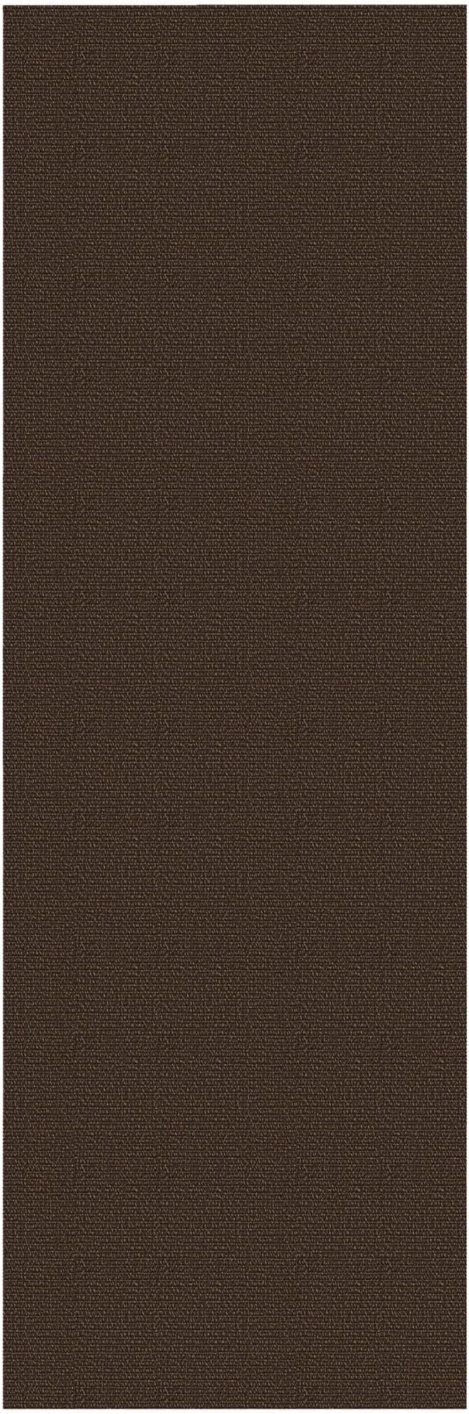 EARTHALL Washable Runner Rug 2x6 Ft Non Slip Runners for Hallways Cotton Rubber Backed Kitchen Runner Braided Indoor Floor Carpet Runners for Entryway, Hallway, Kitchen, Bedroom, Brown/Coffee