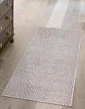 Unique Loom Finsbury Collection Area Rug - Meghan (2' x 8' Runner, Gray and Ivory)