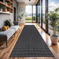 CAMILSON Modern Dark Gray Non Slip Runner Rug 2x7 Ultra Soft High Pile Kitchen Rugs Non Skid Rubber Backing Durable & Easy to Clean Carpet for Entryway Bathroom Indoor Use (2 x 7 Dark Gray)