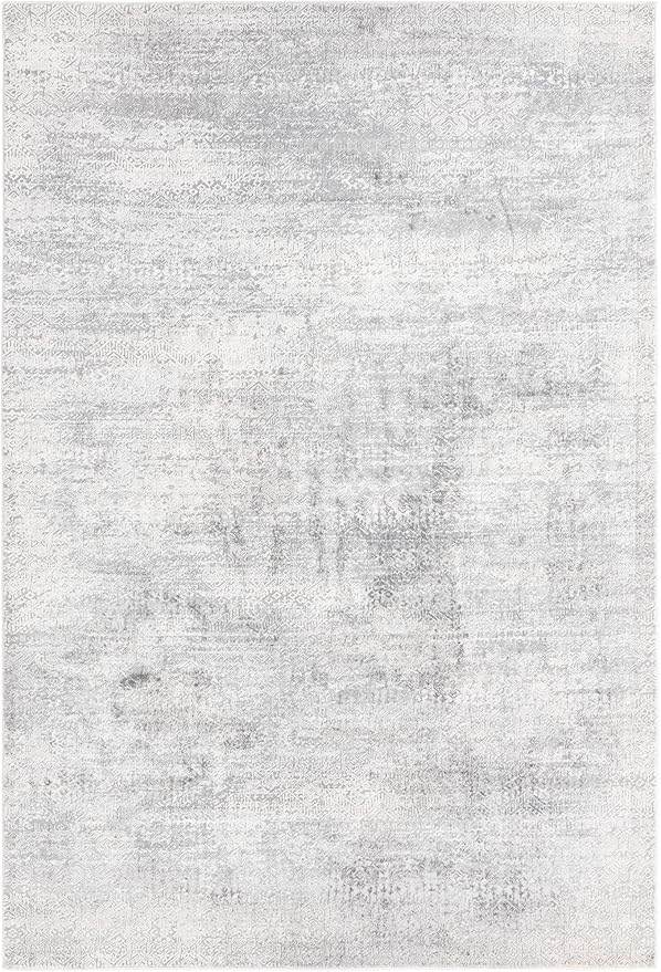 Unique Loom Finsbury Collection Area Rug - Sarah (6' 1" x 9' Rectangle, Gray/ Ivory)