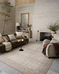 Loloi Amber Lewis Bexley Collection BEX-06 Natural/Taupe 2'-7" x 4' Accent Rug Neutral, Textured, Living, Bedroom, Dining, Carpet