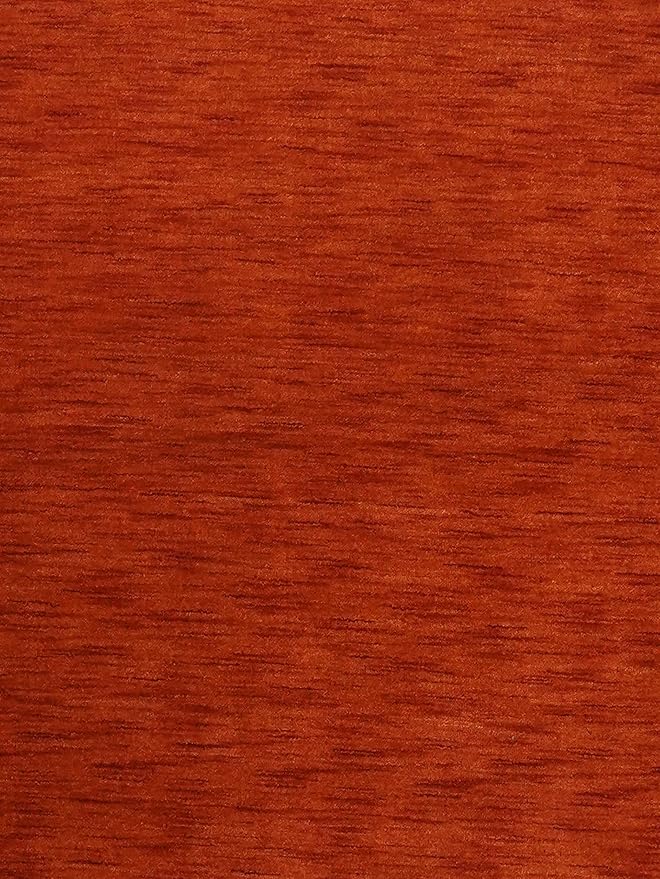 Hand Knotted Loom Wool ECO-Friendly Area Rugs - 10'x10', Octagon, Light Red Color, Solid Plain Design, High Pile Handmade Anti Skid Area Rugs for Living Room, Bed Room (L00111)