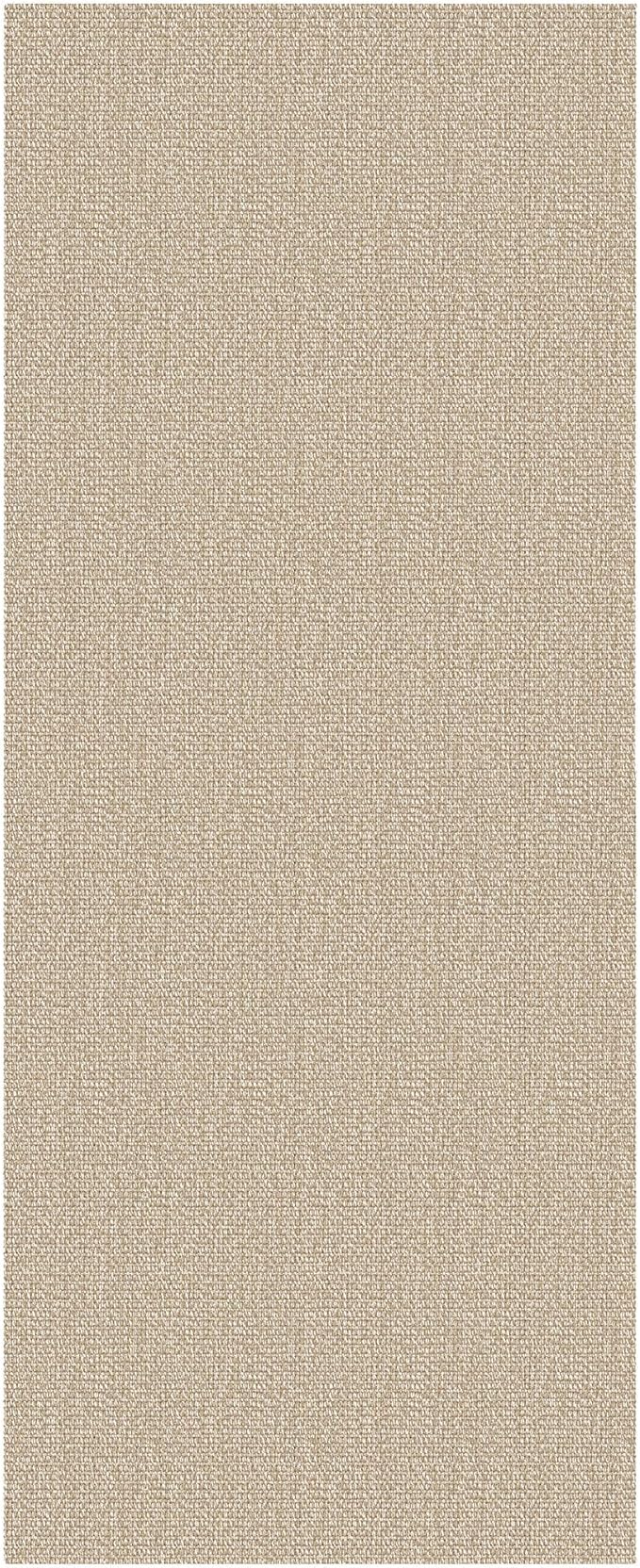 EARTHALL Washable Runner Rug 3x8 Ft Non Slip Runners for Hallways Wide Cotton Rubber Backed Kitchen Runner Braided Indoor Floor Carpet for Entryway, Hallway, Kitchen, Bedroom, Send/Beige