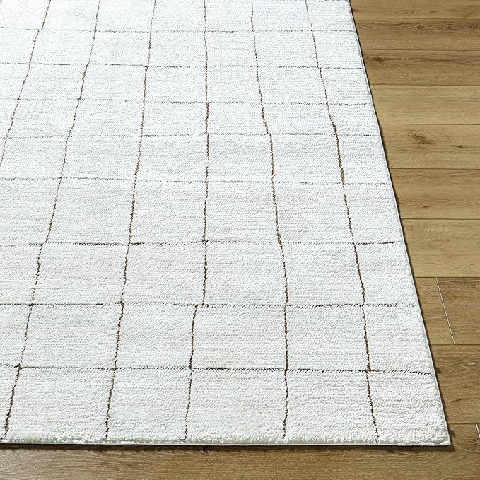 Livabliss x Our PNW Home Cascade Minimalist Area Rug, 2'7" x 7'3", Ivory