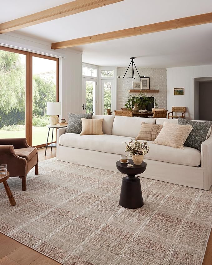 Loloi Angela Rose Ember Collection EMB-02 Clay/Sand 7'-10" x 10' Area Rug