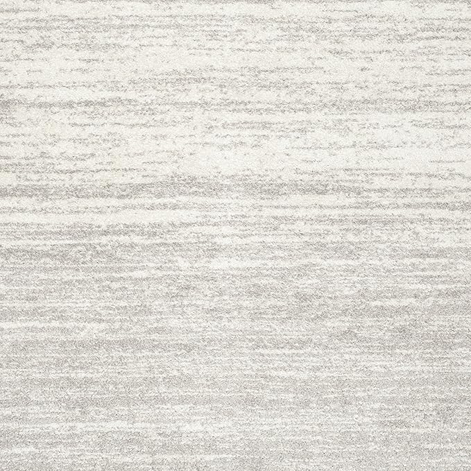 SAFAVIEH Area Rug 6x9 - Adirondack Collection - Ivory & Silver, Modern Ombre Design, Non Shedding & Easy to Clean, Ideal for Living Room, Bedroom, Office, Dining Space (ADR113B)