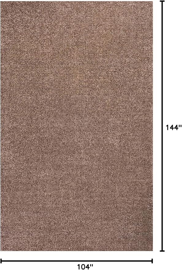 JONATHAN Y Haze Solid Low-Pile Brown Indoor Area Rug 9x12, Coastal,Bohemian,Minimalist,Classic, Easy-Cleaning for Living Room,Bedroom,Kitchen,Pet Friendly,Non-Shedding (SEU100J-9)