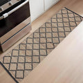 REDEARTH · Jute Cotton Area Rug, Sustainable Handwoven, Non-Shedding, Soft & Durable – Reversible, Neutral Tones for Home Décor in Living Room, Dining Room, Bedroom (Sierra Loom Black, 2'x6')