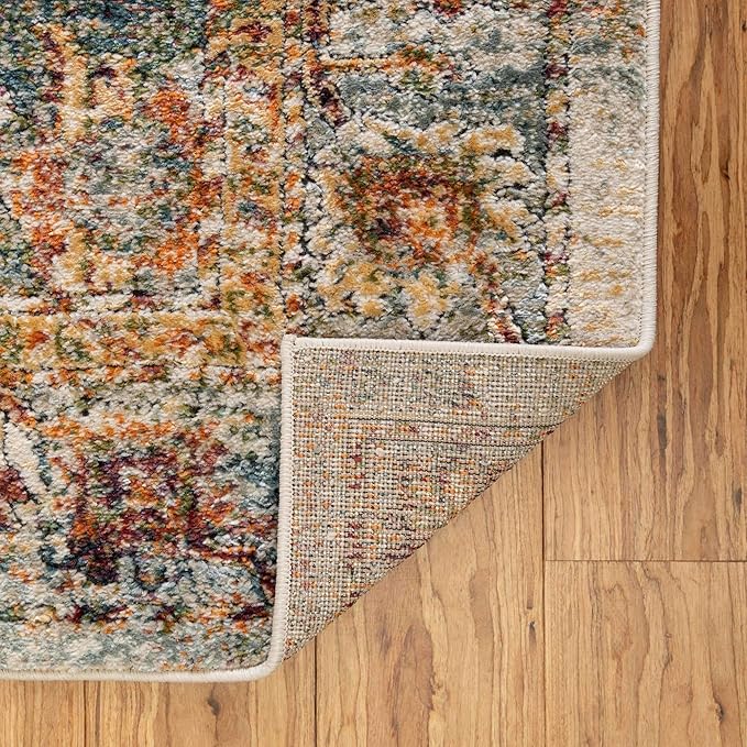 Unique Loom Isabella Collection Area Rug - Adjani (6' x 9' Rectangle, Ivory/ Beige)