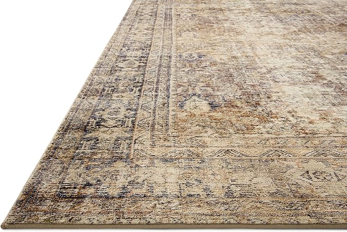 Loloi Amber Lewis Morgan Collection MOG-01 Sunset/Ink 2' x 3'-6" 38" Thick Accent Rug feat. CloudPile, Neutral, Room Décor, Vintage Inspired, Livingroom, Bedroom, Dining Area