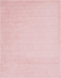 Unique Loom Trellis Frieze Collection Area Rug - Geometric (8' x 10', Light Pink/ Ivory)