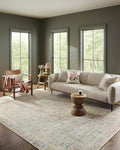 Loloi Rifle Paper Co. Maison Collection MAO-07 Khaki 2'-6" x 9'-6", .19" Pile Height, Runner Rug