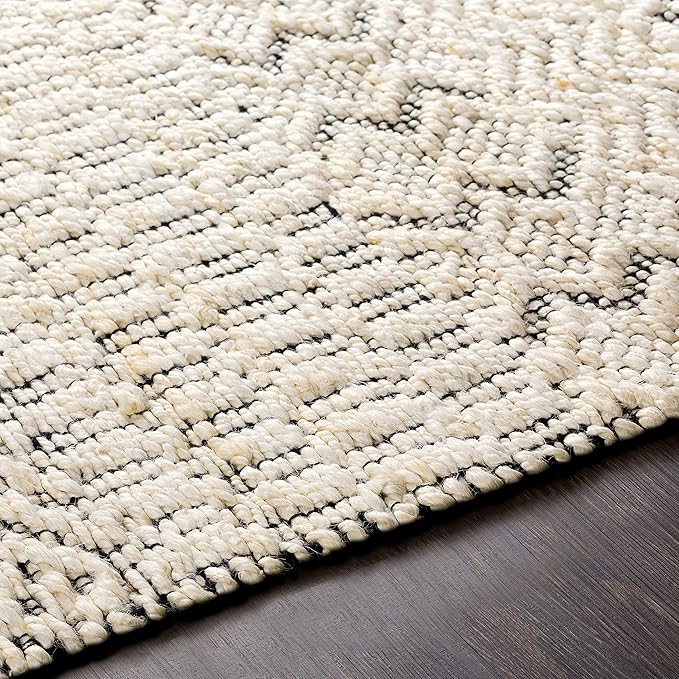 Mark&Day Area Rugs, 6x9 Greensburg Global Cream Area Rug, Cream Grey Carpet for Living Room, Bedroom or Kitchen (6' x 9')