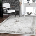 GLORY RUGS Area Rugs Marble 5x7 Cream Gray Carpet Modern Abstract Rug Living Room Dining Bedroom Rug