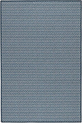 Dash and Albert Herringbone Machine Washable Area Rug - Runner - 2.5' x 8' Navy - Geometric Accent Rug - Anti-Slip Backing, Lightweight, Machine Washable, High Traffic Area Kitchen, Mudroom, Entryway