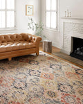 Loloi Jocelyn Collection JOC-07 Khaki/Multi 2'-3" x 7'-6" .38" Thick Runner Rug