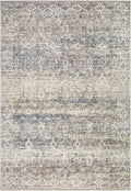 Bloom Rugs Caria Washable Non-Slip 8x10 Rug - Beige Brown/Teal Traditional Area Rug for Living Room, Bedroom, Dining Room, and Kitchen - Exact Size: 7'8" x 10'