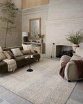 Loloi Amber Lewis Bexley Collection BEX-03 Natural/Slate 2'-7" x 8'-0" Runner Rug Neutral, Textured, Living, Bedroom, Dining, Carpet