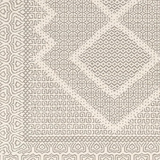Mark&Day Wool Rugs, 4x6 Nishnabotny Cottage Light Gray Area Rug, Grey Beige Carpet for Living Room, Bedroom or Kitchen (3'6" x 5'6")