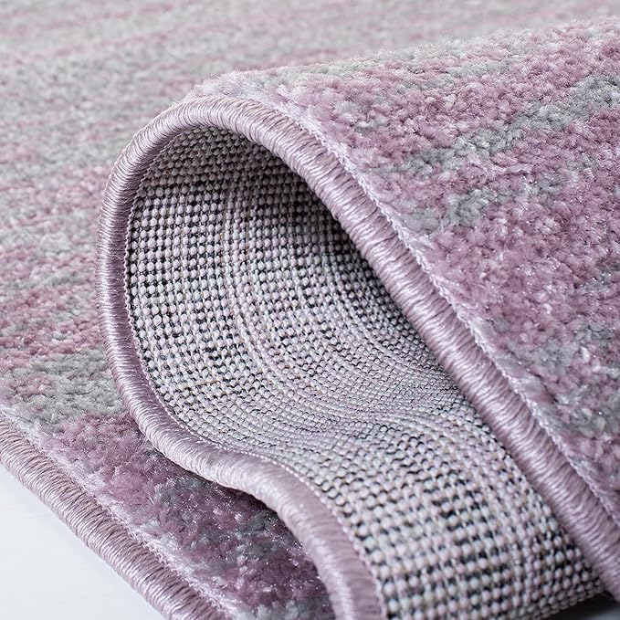 SAFAVIEH Adirondack Collection Runner Rug - 2'6" x 8', Purple & Green, Modern Ombre Design, Non Shedding & Easy to Clean, Ideal for Hallway, Foyer, Kitchen, Entryway, Bedroom (ADR113V)