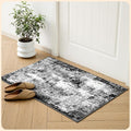 Istana 2x3 Area Rug - Grey Black Boho Rugs for Living Room 2x3 - Foldable Small Rugs for Bedroom - Stain Resistant Washable Rug Non Slip - Eco-Friendly Area Rugs Indoor
