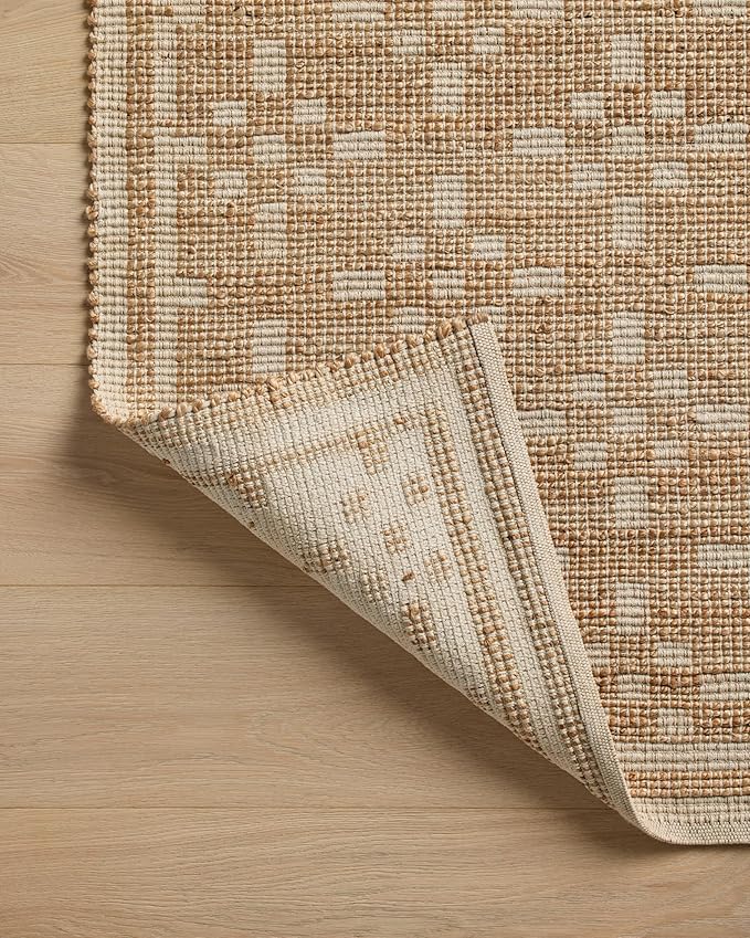 Loloi Chris Loves Julia Judy Collection JUD-07 Natural/Ivory 8'-6" x 11'-6" Area Rug