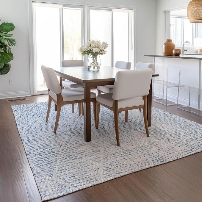 Addison Rugs Chantille ACN591 Denim 3' x 5' Indoor Outdoor Area Rug, Easy Clean, Machine Washable, Non Shedding, Bedroom, Living Room, Dining Room, Kitchen, Patio Rug