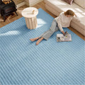 Bedsure 5x7 Fluffy Area Rugs for Living Room, Machine Washable Rugs, Non-Slip Backing, Non-Shedding, Pet Friendly Throw Rug for Bedroom Dining Room, Rug for Kids Room, Celestial Blue
