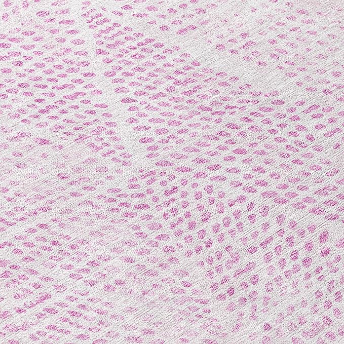 Addison Rugs Chantille ACN591 Pink 5' x 7'6" Indoor Outdoor Area Rug, Easy Clean, Machine Washable, Non Shedding, Bedroom, Living Room, Dining Room, Kitchen, Patio Rug