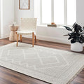 Mark&Day Wool Rugs, 6x9 Nishnabotny Cottage Medium Beige Area Rug, Beige Carpet for Living Room, Bedroom or Kitchen (6' x 9')