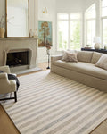 Loloi Chris Loves Julia Chris Collection CHR-05 Ivory/Slate 8'-6'' x 11'-6'', .50" Pile Height, Area Rug