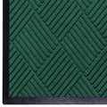 WaterHog Diamond | Commercial-Grade Entrance Mat with Rubber Border – Indoor/Outdoor, Quick Drying, Stain Resistant Door Mat (Evergreen, 3' x 6')