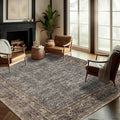 Washable Area Rug 10'x14' Boho Design Non-Shedding Easy Care Ideal for High Traffic Areas in Living Room Bedroom Office Coffee Table Kitchen Large Carpet