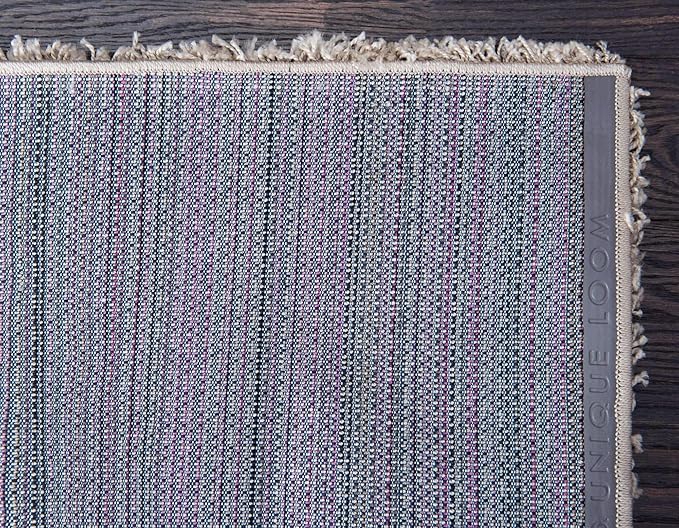Unique Loom Solid Shag Collection Area Rug (7' 10" x 10' Rectangle, Taupe)
