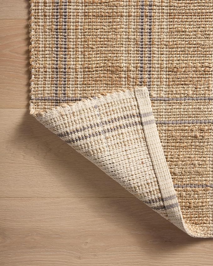 Loloi Chris Loves Julia Judy Collection JUD-02 Natural/Stone 2'-6" x 7'-6" Runner Rug