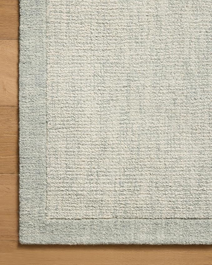 Loloi Magnolia Home by Joanna Gaines Henley Collection HNY-01 Ivory/Spa 2'-6" x 9'-6" Runner Rug