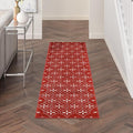Nourison Home Nourison Essentials Brick Ivory 2'2" x 7'6" Area Rug - Easy Clean, Non Shedding, Bed Room, Living Room, Dining Room, Kitchen (8' Runner)