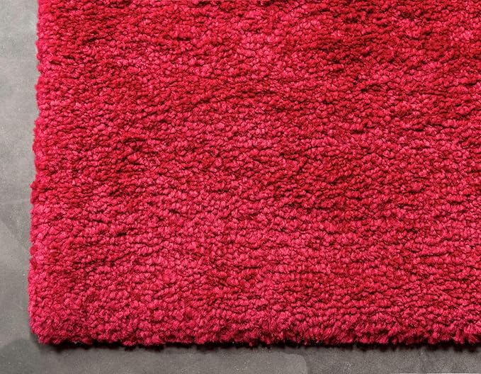Unique Loom Solo Collection Area Rug - Calabasas (3' 3" x 5' 3" Rectangle, Red)
