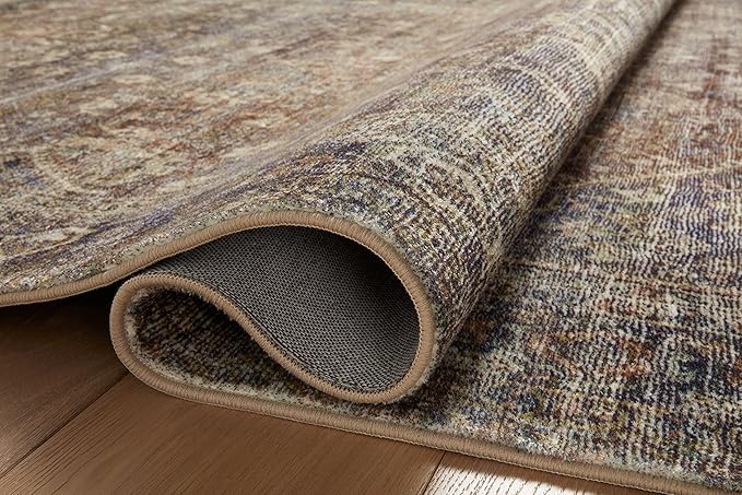 Loloi Amber Lewis Morgan Collection MOG-05 Spice/Lagoon 2'-3" x 9'-6" 38" Thick Runner Rug feat. CloudPile, Neutral, Room Décor, Vintage Inspired, Livingroom, Bedroom, Dining Area