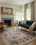 Loloi Rifle Paper Co. Rosa Collection RSA-02 Cream/Multi 5'-0" x 7'-6" Area Rug
