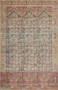 Loloi Loren Collection LQ-17 Charcoal/Multi 2'-3" x 3'-9" Accent Rug
