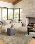 Loloi Amber Lewis Morgan Collection MOG-04 Sea/Sage 5'-0" x 7'-0" 38" Thick Area Rug feat. CloudPile, Neutral, Room Décor, Vintage Inspired, Livingroom, Bedroom, Dining Area