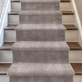 Well Woven Custom Size Hallway & Stair Runner- Harlow Pompeii Taupe 31 Inches Wide x 25 Feet Long Runner (31" x 25') Runner Rug - Modern Chevron Pattern, Ultra-Soft, Easy-Clean